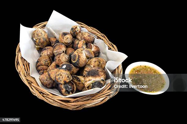 Gegrillte Thai Schnecken Muscheln Mit Einer Meeresfrüchtesauce Stockfoto und mehr Bilder von Abnehmen