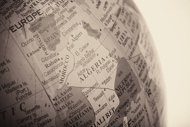 istock Map of Algeria and its Surrounding Countries 478291562