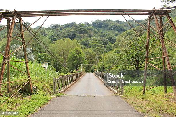 Metal Bridge On The Way To Pozos De La Caldera Stock Photo - Download Image Now - Crossing, Footpath, Panama