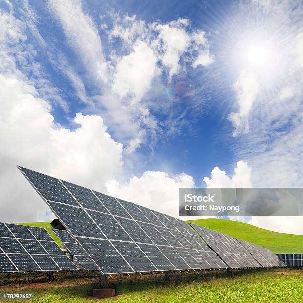 Solar Energy Plants Stock Photo - Download Image Now - Blue, Climate, Environment