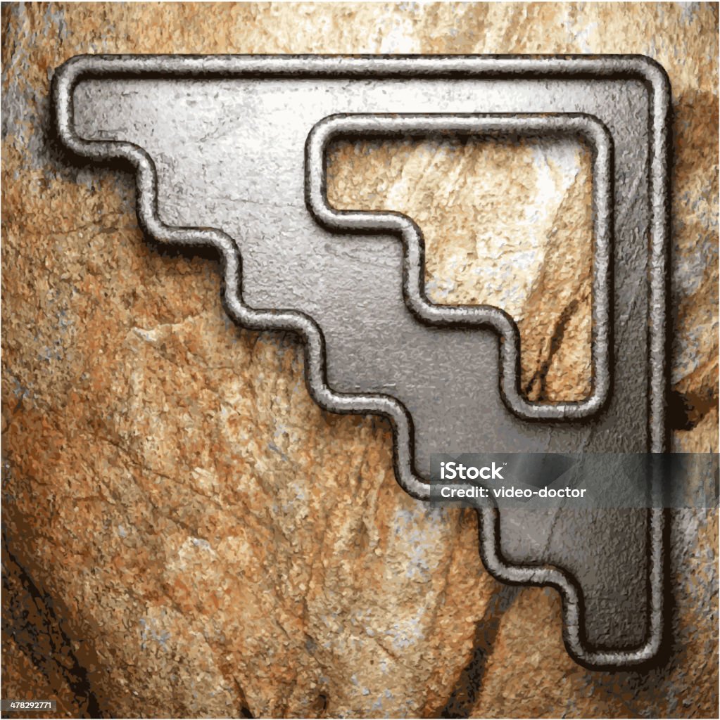 metal and stone background Backgrounds stock vector