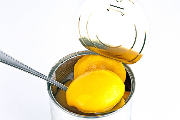 istock Peaches in sweet syrup. 478292835