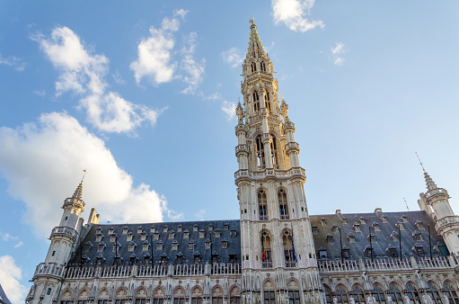 Town hall in Grand place, Brussels, Belgium.