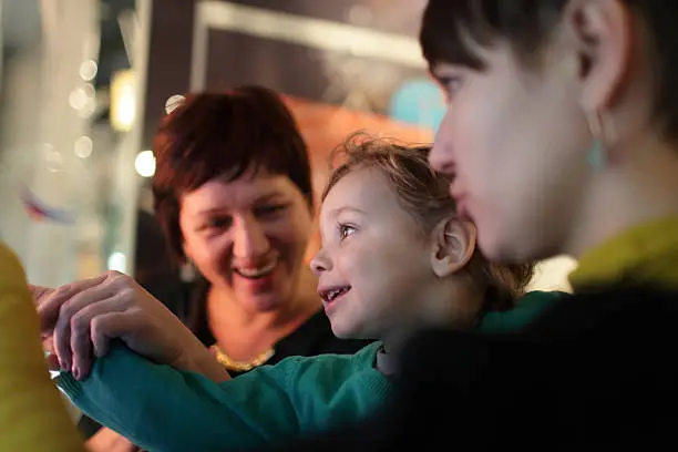 Photo of Happy family in museum