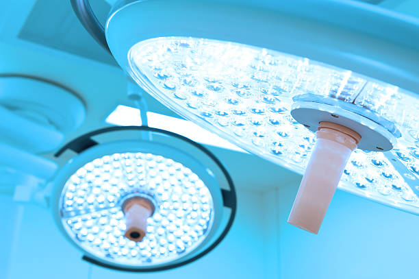 istock Two surgical lamps in operation room 478301158