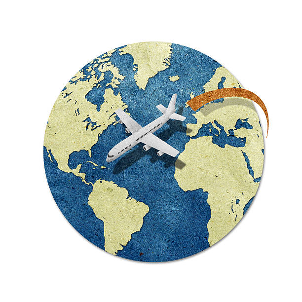 istock airplane travel around the globe recycled paper 478301623