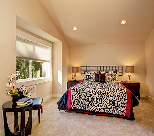 istock Bedroom interior with japanese style bedding 478301694