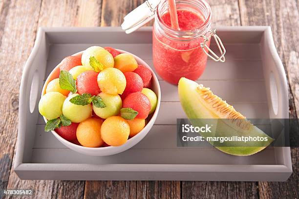 Fruit Salad With Watermelon And Melon Ball Stock Photo - Download Image Now - Melon, Salad, Watermelon