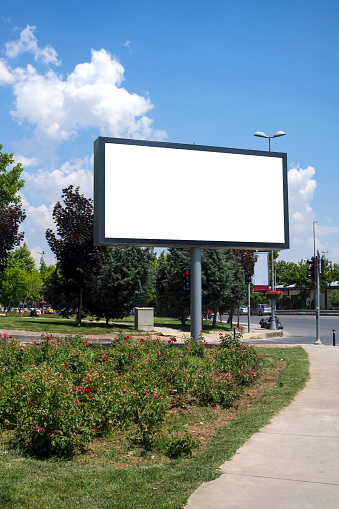 Big and clean billboard ready to put your advertisement