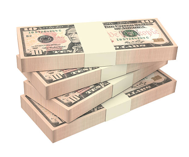 istock Dollars money isolated on white background. 478306670