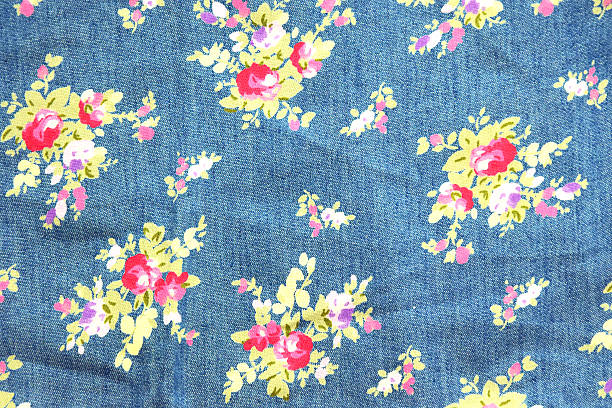 istock Vintage floral fabric 478307588