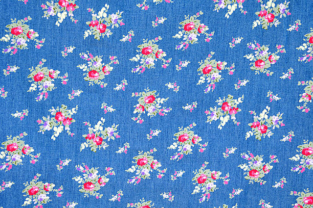 istock Vintage floral fabric 478309990