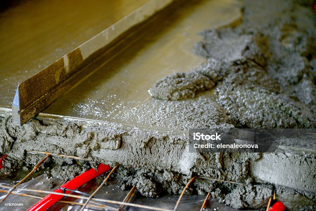 Warm water floor 2015 Stock Photo