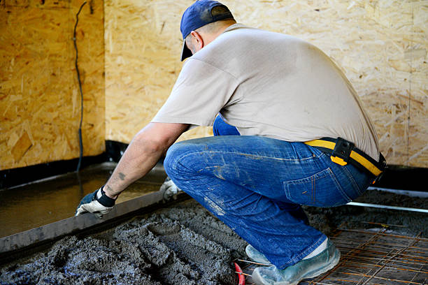 istock Warm water floor,pouring concrete floor 478310516