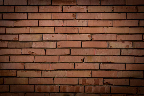 Closeup of wall bricks, architecture background