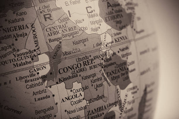 Burundi Topographic Map 3d realistic map Color 3d illustration\nSource Map Data: tangrams.github.io/heightmapper/,\nSoftware Cinema 4d