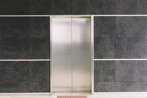 istock elevator entrance, architecture of building exterior 478312766