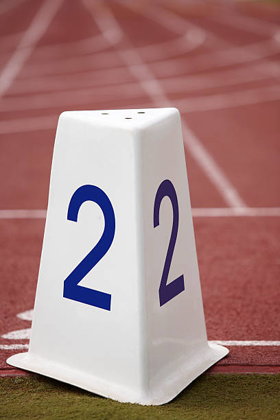 istock Number two signpost in an athletic running track 478313160