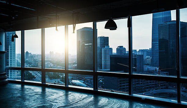 istock City buildings through the window 478313676