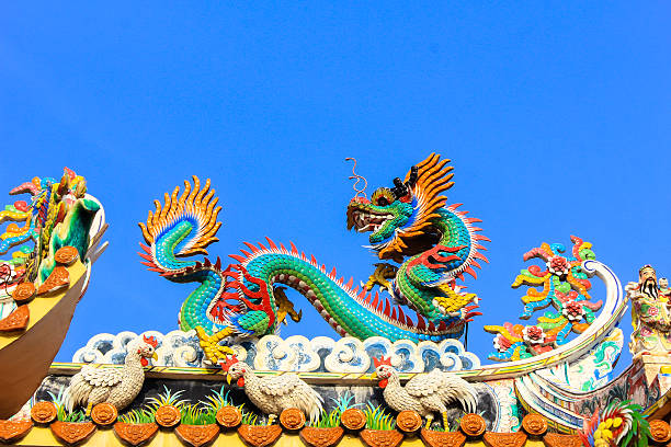istock dragon statue on china temple roof 478318177