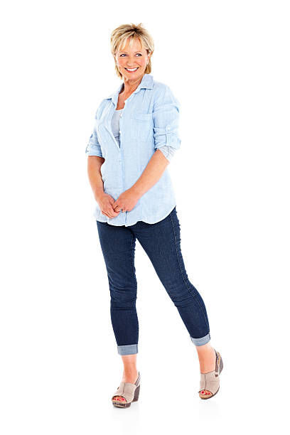 istock Beautiful mature lady looking away smiling 478318475
