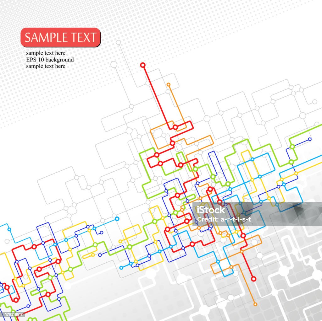 1 Layout Background Network Vector Background With Network Stock Illustration - Download Image Now ...