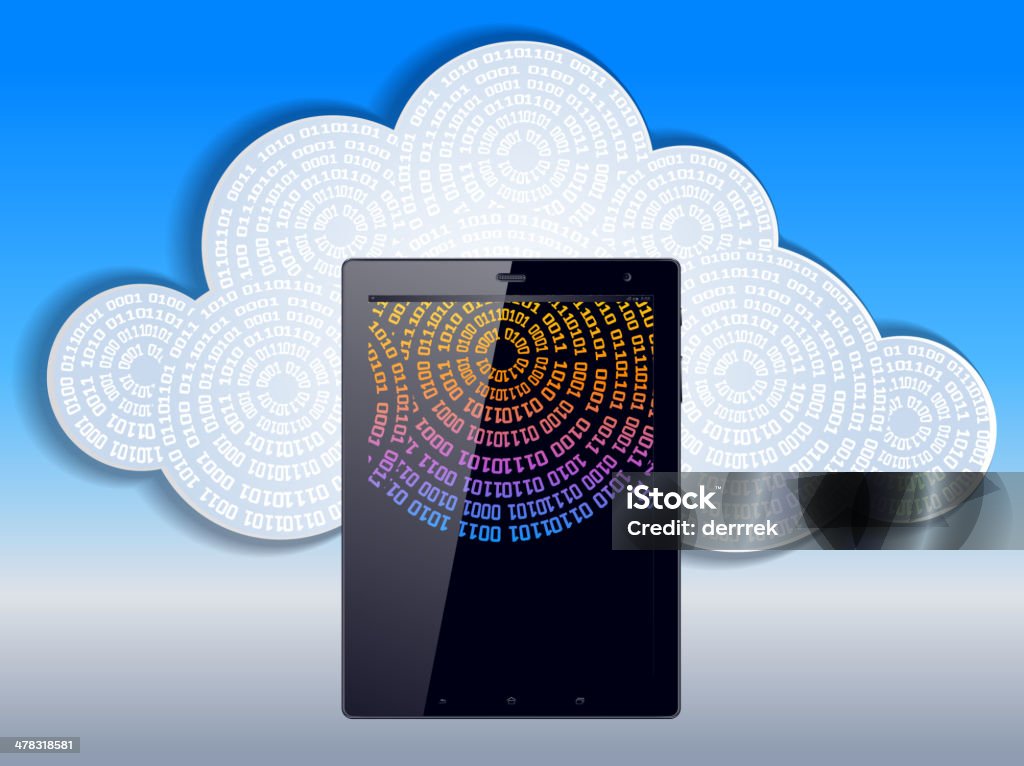 Cloud computing, tablet pc http://content.foto.mail.ru/bk/100pka/1/i-93.jpg Abstract stock vector