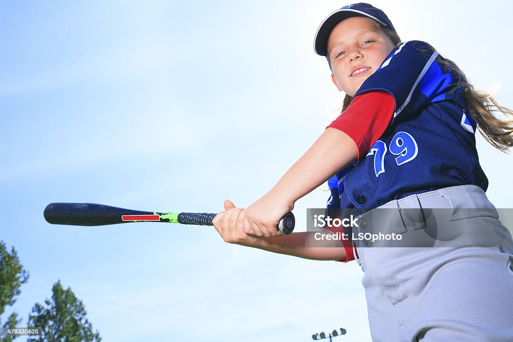 Бейсбольный-модели - Стоковые фото Девочки роялти-фри