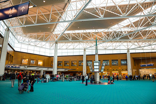 Portland International Airport stock photo