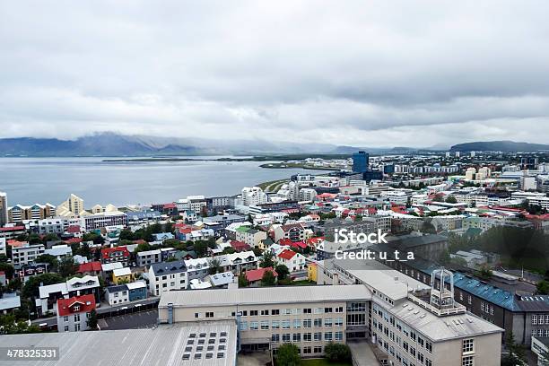 Centro De Reykjavik Islandia Foto de stock y más banco de imágenes de Aire libre - Aire libre, Arquitectura, Asentamiento humano