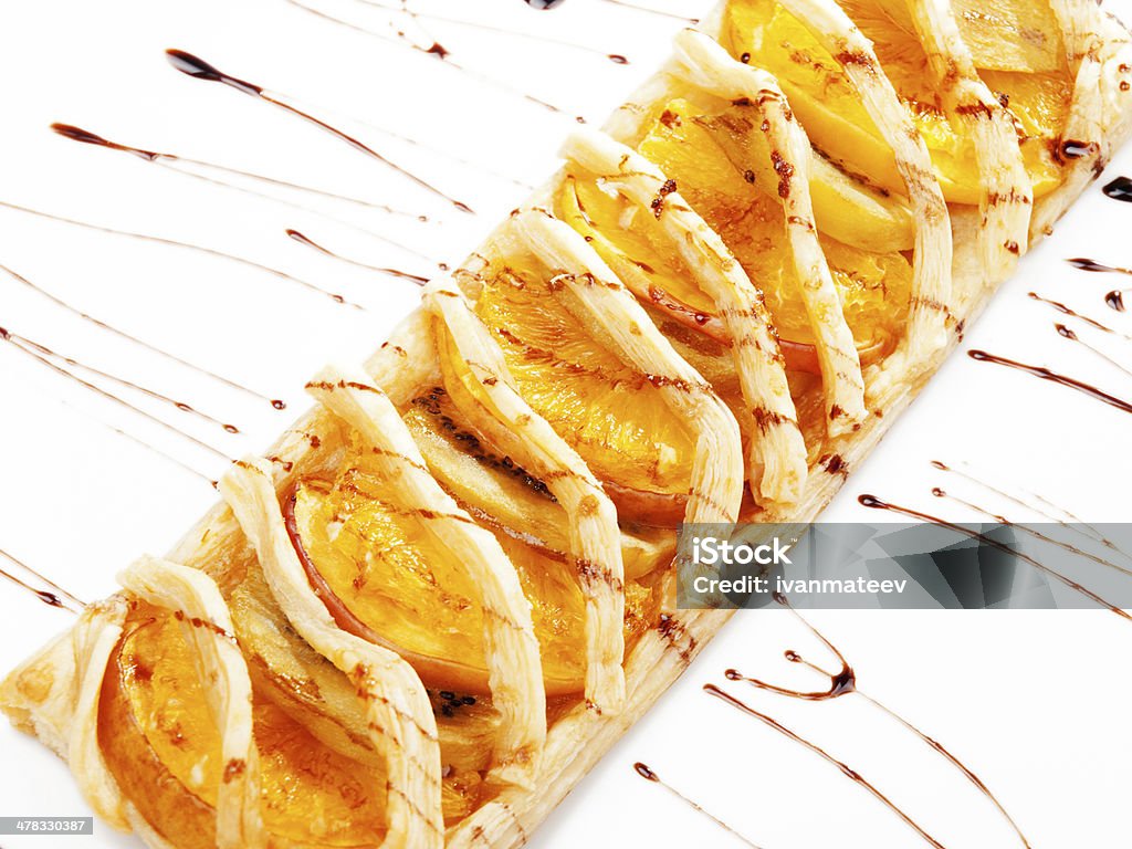 Torta de maçã crocante - Foto de stock de Comida royalty-free