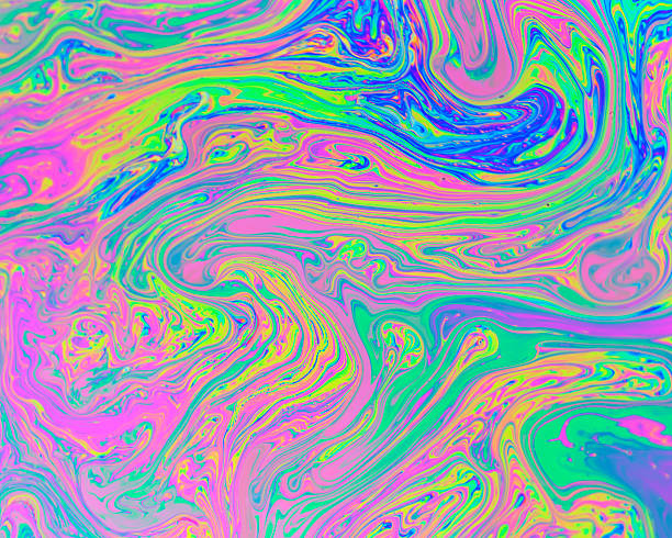 istock Rainbow colors created by soap, bubble, or oil makes 478330741