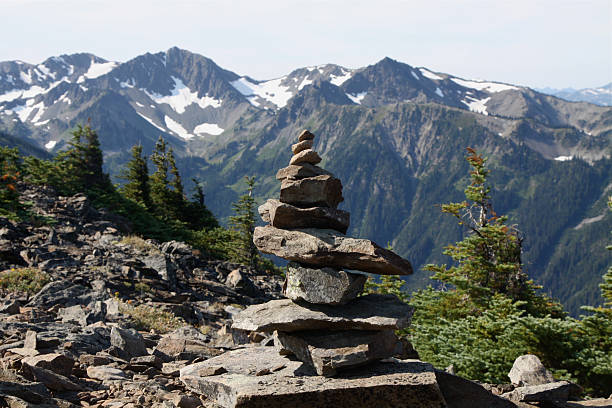 istock Rock Cairn By Mountain Trail 478330923