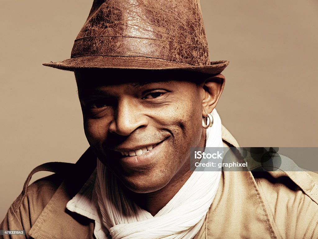 Mann Porträt - Lizenzfrei Afrikanischer Abstammung Stock-Foto