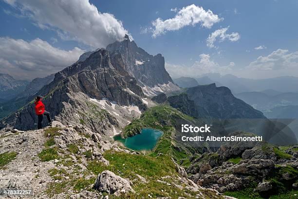 Foto de Estate Em Montagna e mais fotos de stock de Belluno - Belluno, Montanhas Dolomitas, Longa Caminhada