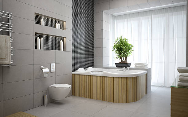 istock Interior of the modern design  bedroom 3D rendering 4 478335840