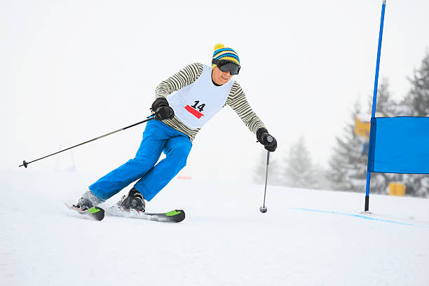 istock Giant slalom race - Snow Skiing 478337873
