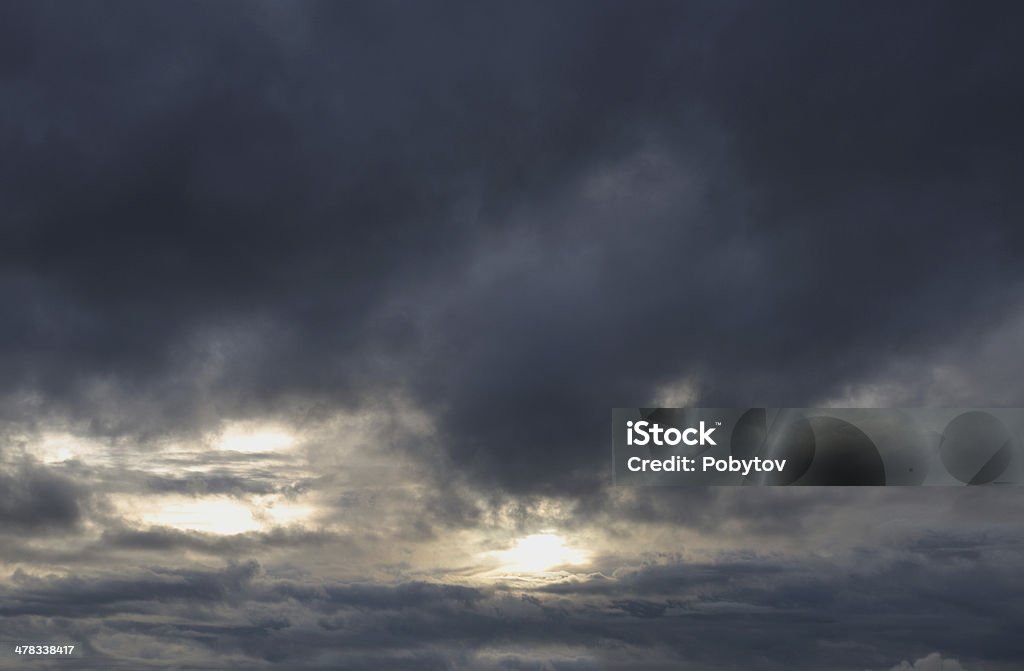 Herbst Wolken - Lizenzfrei Bedeckter Himmel Stock-Foto