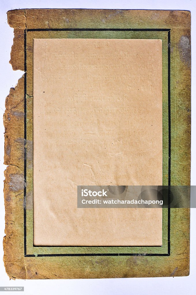 Velho papel foto frame. - Foto de stock de Abstrato royalty-free