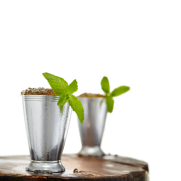 Traditional Mint Juleps stock photo