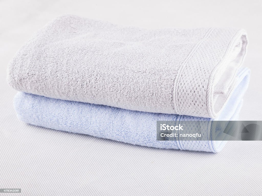 Empilement de serviette - Photo de Blanc libre de droits