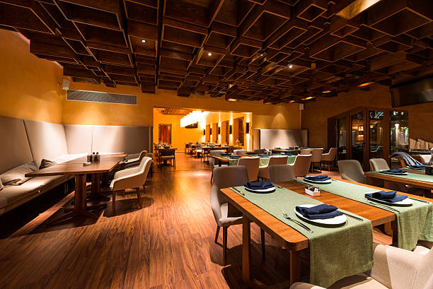 istock Beautiful brand new european restaurant 478344792