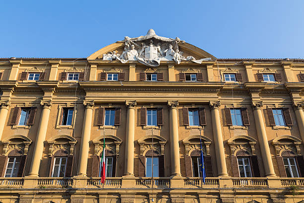 Building of the Ministry of Finance (Ministero dell'Economia e d stock photo