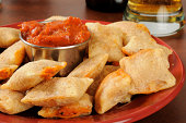 Pizza pockets and beer