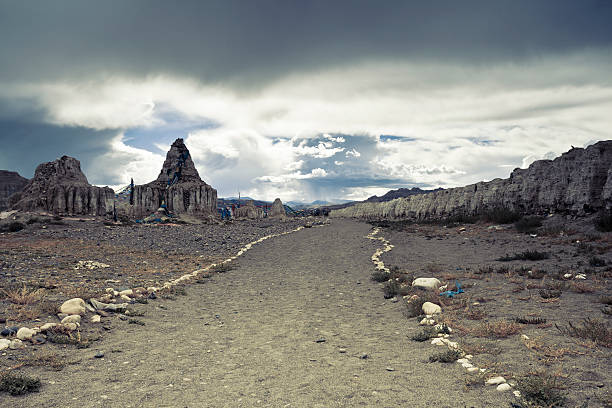 Tibet ali region of ancient temples