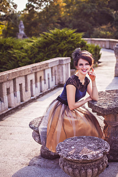 istock Delicate lady in evening dress 478353514