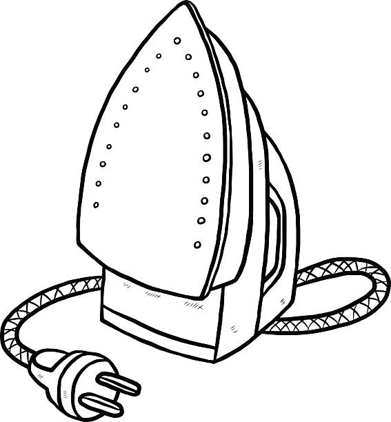 Electric Iron Stock Illustration - Download Image Now - Iron - Appliance,  2015, Appliance - iStock