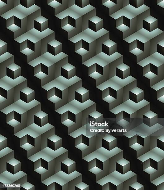 Colorful Abstract Textured Geometric Seamless Pattern 3d Stock ...