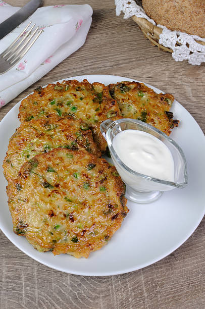 istock Fritters of zucchini and peas 478363794
