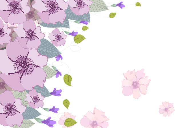 istock Watercolor clip art purple rosalinda 478363902